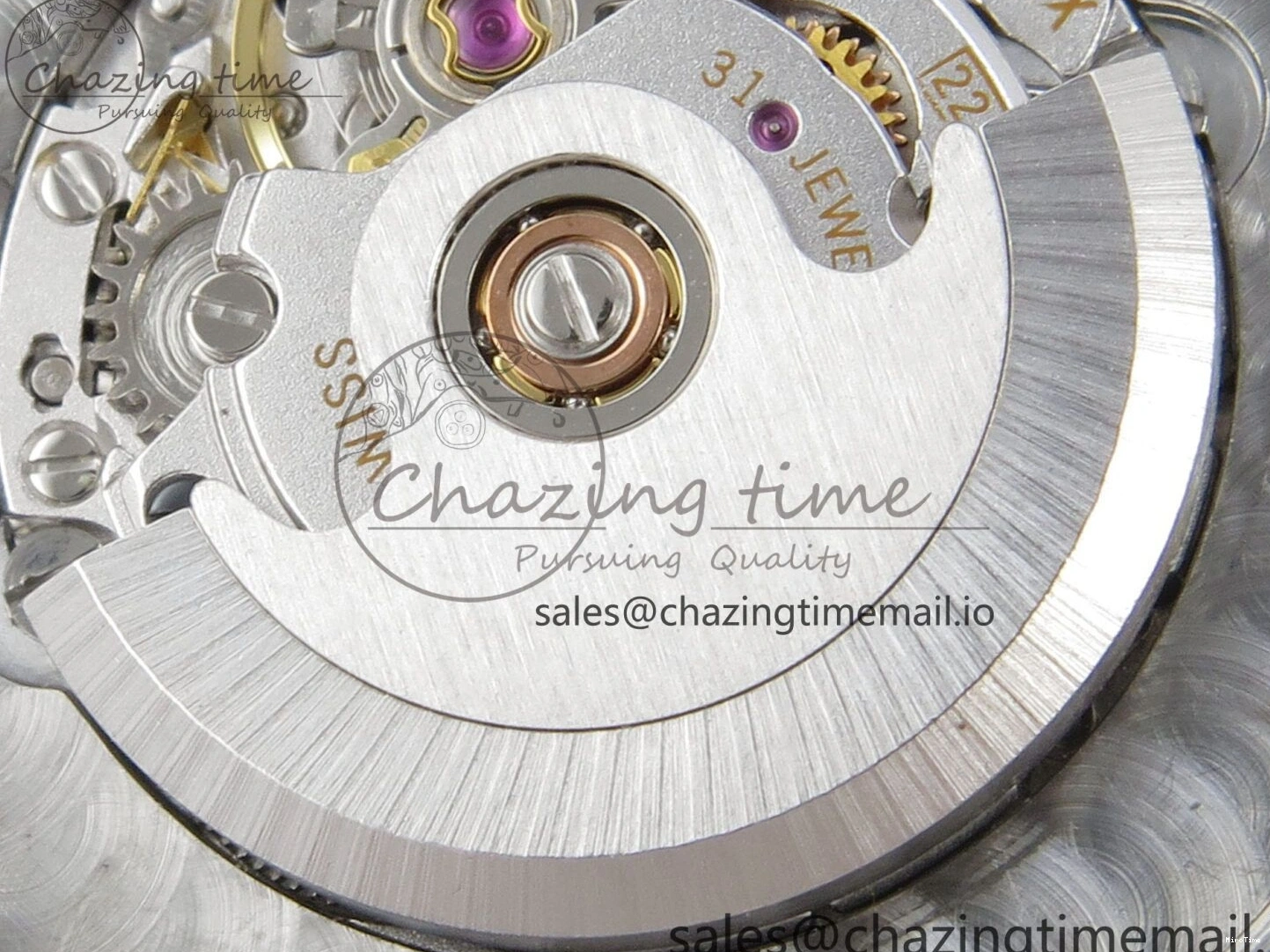 MiroTime 0511 DateJust 31 278383RBR THBF 1:1 Best Edition 904L Steel White Roman Dial Diamonds Bezel on SS YG Oyster Bracelet HZ Cal. Minimalist 44